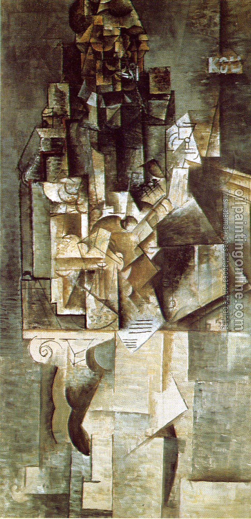 Picasso, Pablo - man with a guitar